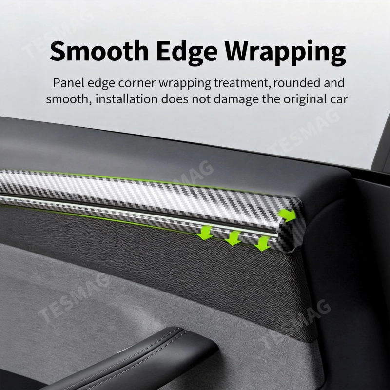Custom Fit Interior Trim Strips for Tesla Model Y Juniper 2025+ Dashboard Door and Center Console