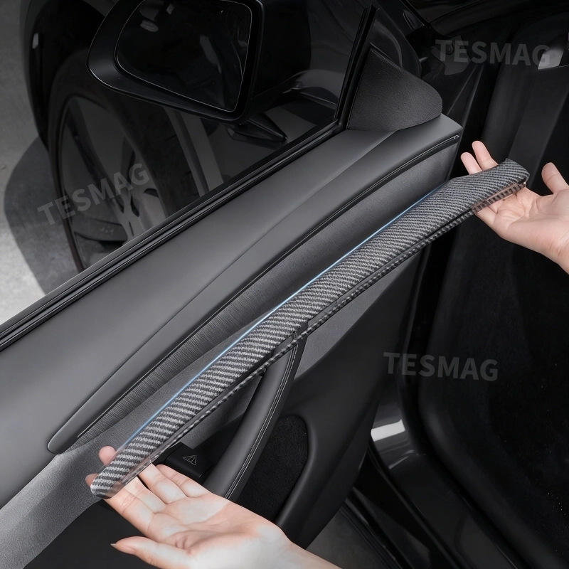 Custom Fit Interior Trim Strips for Tesla Model Y Juniper 2025+ Dashboard Door and Center Console