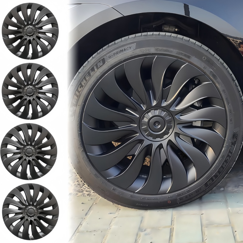 18-Inch Full Coverage Wheel Hubcaps for Tesla Model 3 Highland 