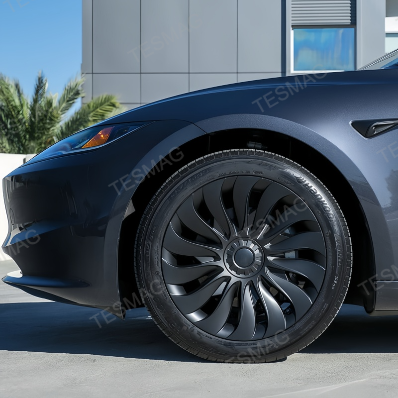 18-Inch Full Coverage Wheel Hubcaps for Tesla Model 3 Highland 