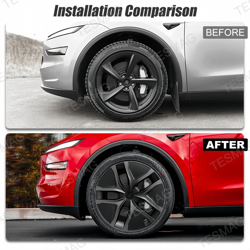 19" Crossflow Wheel Hubcaps for Tesla Model Y Juniper 2025+