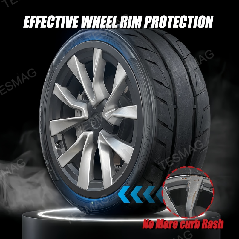 19-Inch All-in-one Rim Case Wheel Protectors for Tesla Model 3 Highland