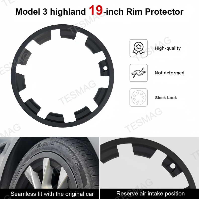 19-Inch All-in-one Rim Case Wheel Protectors for Tesla Model 3 Highland