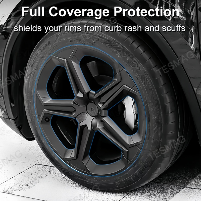 19-Inch Plum Blossom Wheel Rim Protectors for Tesla Model Y Juniper