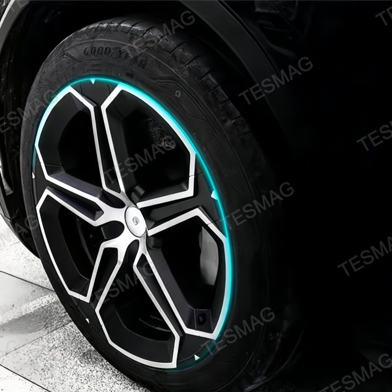 19-Inch Plum Blossom Wheel Rim Protectors for Tesla Model Y Juniper