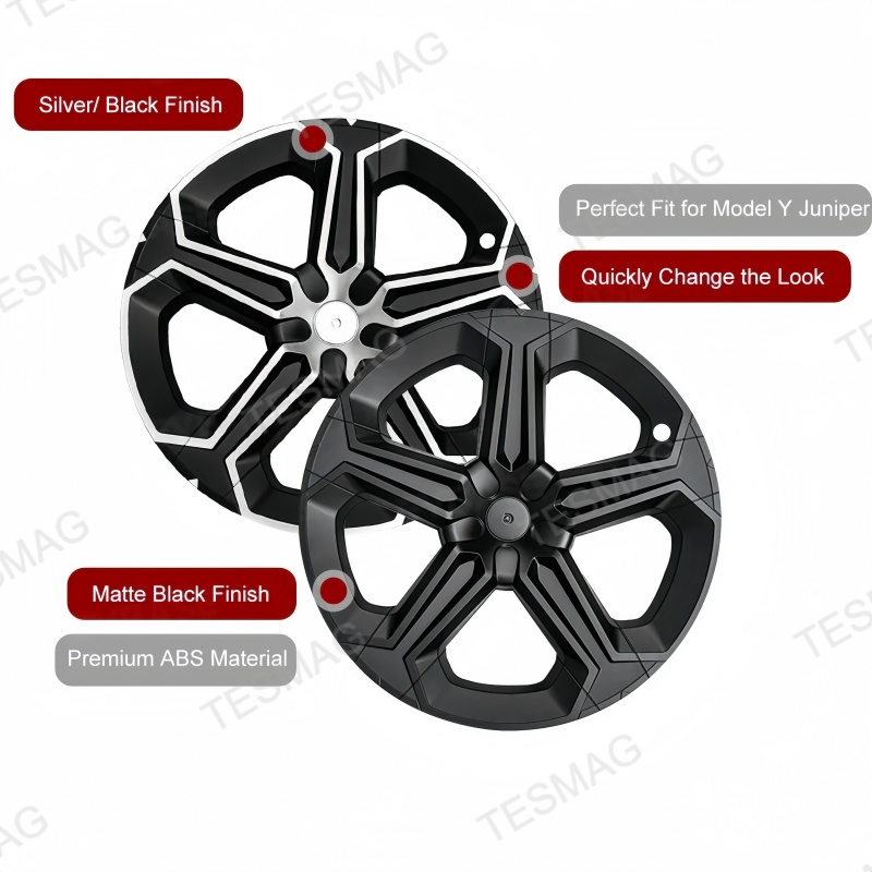 19-Inch Plum Blossom Wheel Rim Protectors for Tesla Model Y Juniper