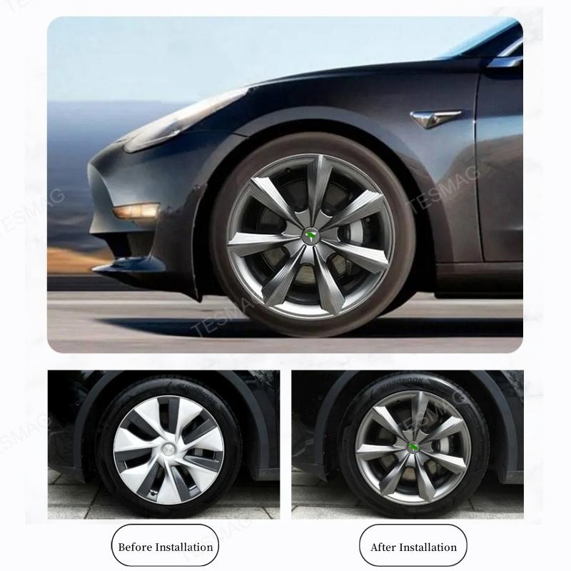 19-inch blade-style hubcaps for Tesla Model Y wheels（2019-2024）