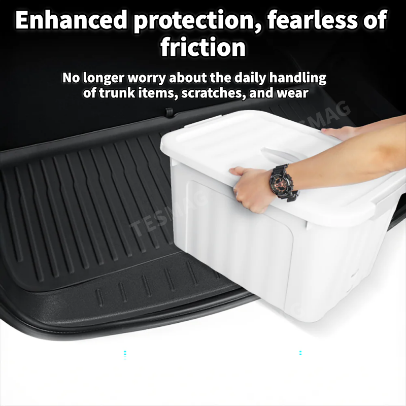 TPE Rear Trunk Door Sill Protector for Tesla Model X / S