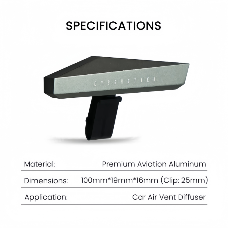 Tesla Dashboard Air Vent Diffusers Cyber-Style for Model 3 Highland /Model Y Juniper