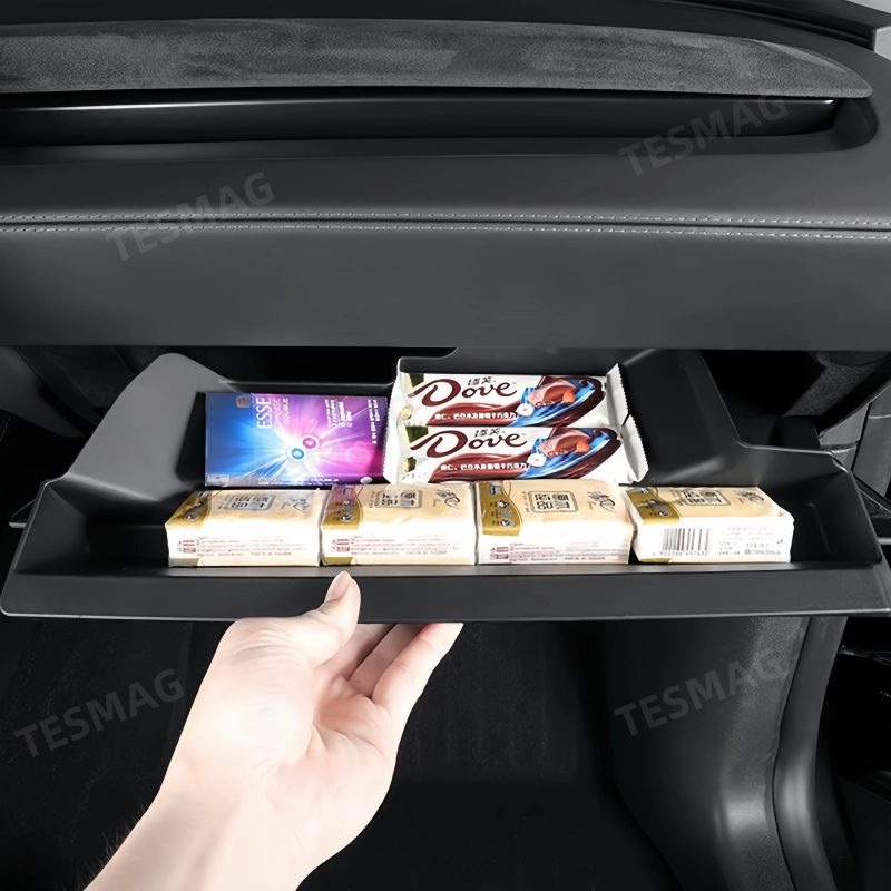 Glove Box Storage Organizer Tray for Model Y Juniper 2025+