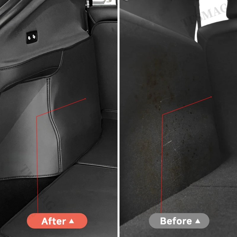 Tesla Model Y Juniper 2025 Rear Trunk Side Shields Made with Premium Napa Leather