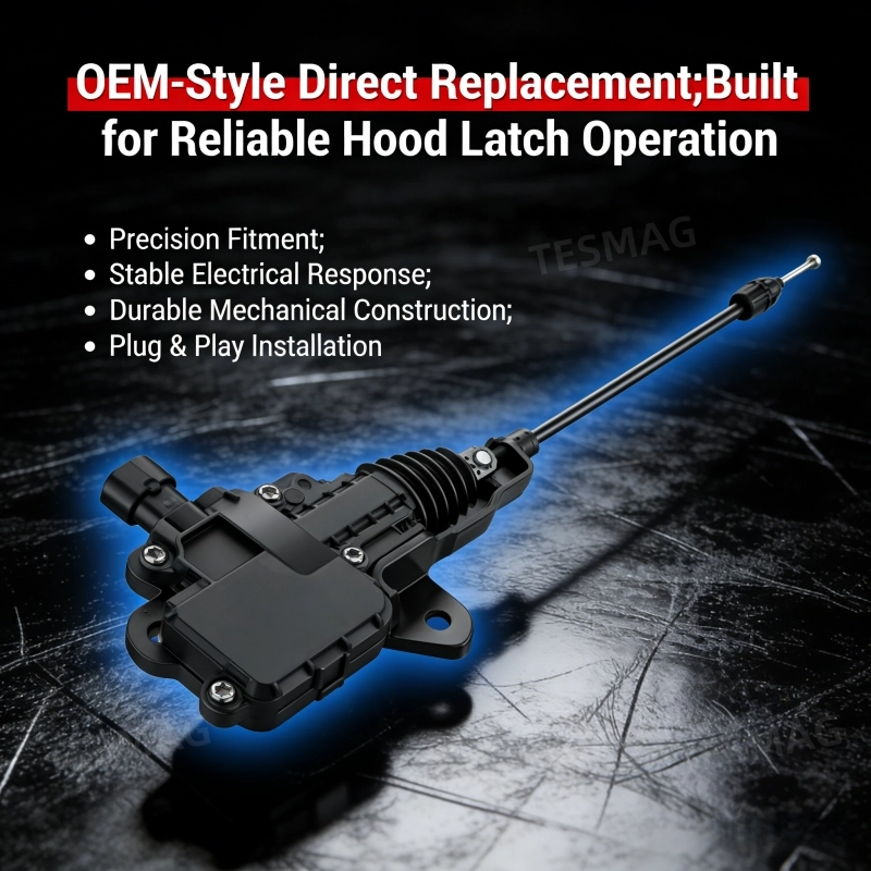 Hood Lock Actuator & Cable Assembly Direct Replacement for Tesla Model 3/Y (1643071-00-A 1500398-00-H)