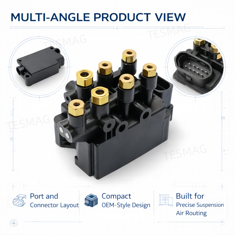 Air Suspension Valve Block Replacement for Tesla Model S/X 1027919-00-B
