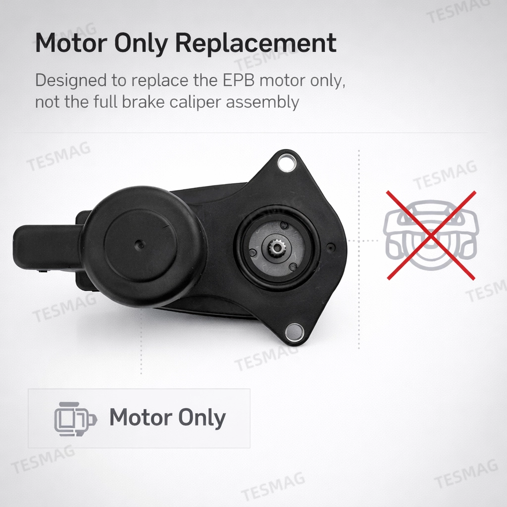 Rear Left Parking Brake Caliper Motor for Tesla Model 3 | OEM 104462300