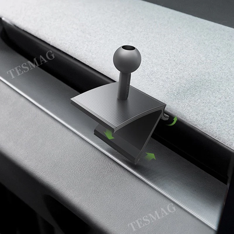 Phone Holder with Adjustable Magnetic Mount for Tesla Model Y Juniper/3 Highland