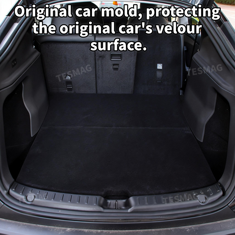 Custom TPE Rear Trunk Side Protection Covers for Tesla Model Y Juniper  Interior