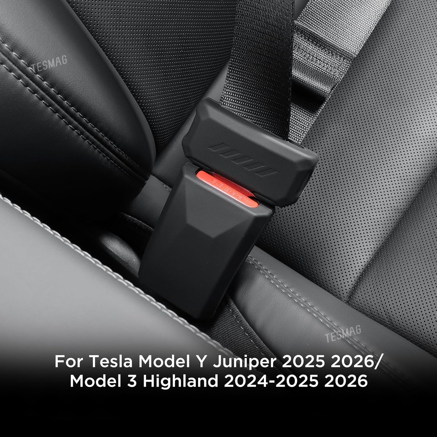 Car SeatBelt Buckle Button Protector Cover for Tesla Model Y Juniper /Model 3 Highland