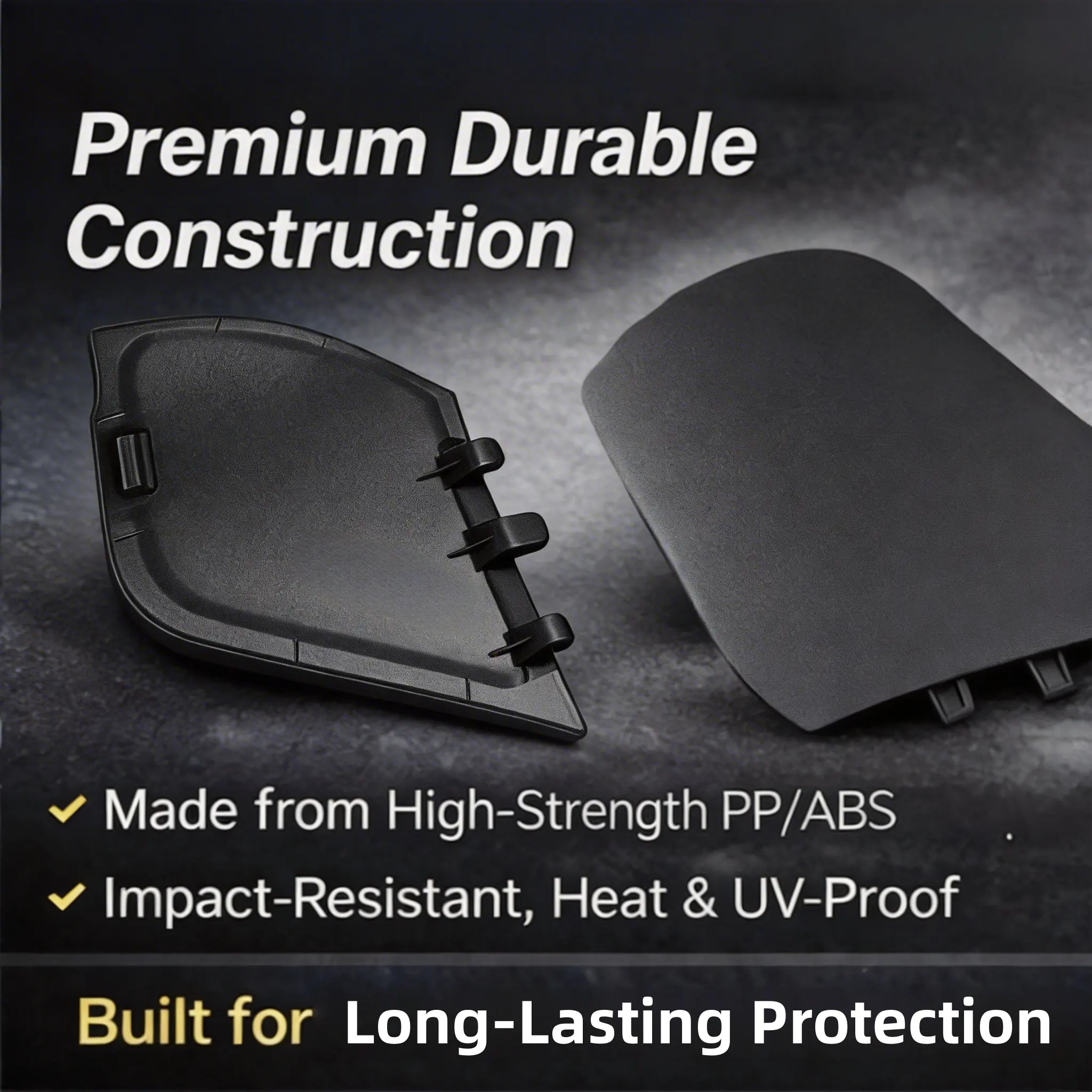 Front Bumper Tow Hook Eye Cap Cover for Tesla Model X 2016-2021 1057056-00-D