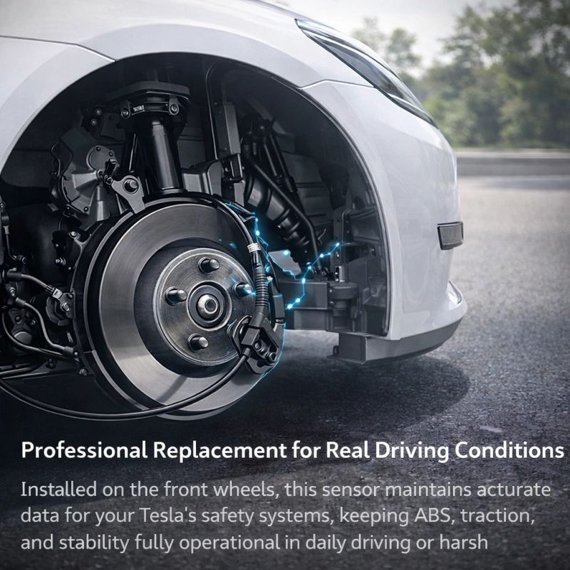 Front ABS Wheel Speed Sensor for Tesla Model 3 2017-2023 (1188761-00-A)