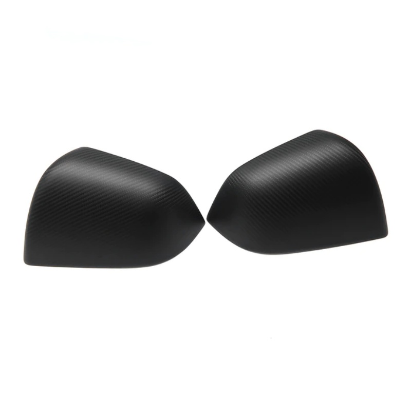 Carbon Fiber Side Mirror Covers for Tesla Model Y Juniper - Protective Cover