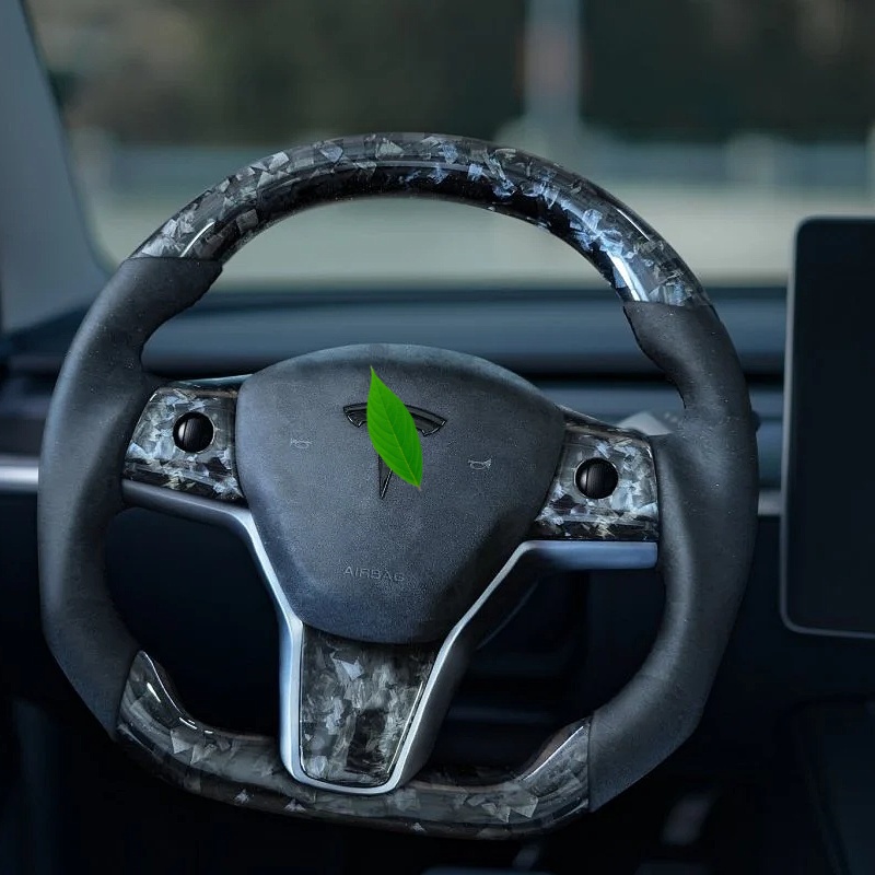 Tesla Model 3/Y Nova Forged Carbon Fiber Steering Wheel