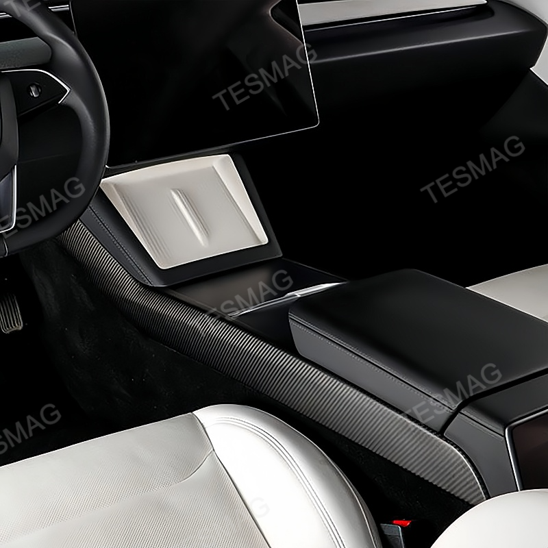 2025+ Model Y Juniper Carbon Fiber Console Side Panel Protector