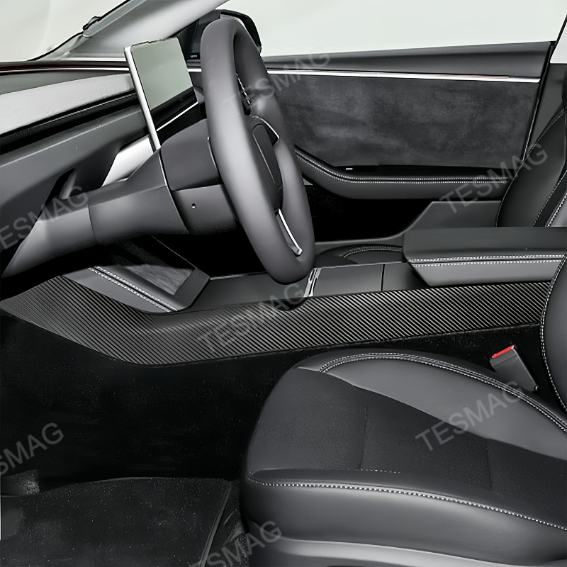 2025+ Model Y Juniper Carbon Fiber Console Side Panel Protector