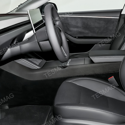 2025+ Model Y Juniper Carbon Fiber Console Side Panel Protector