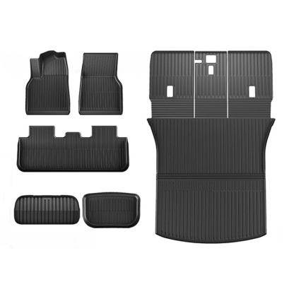 2025 Tesla Model Y TPE Floor Mats Full Set