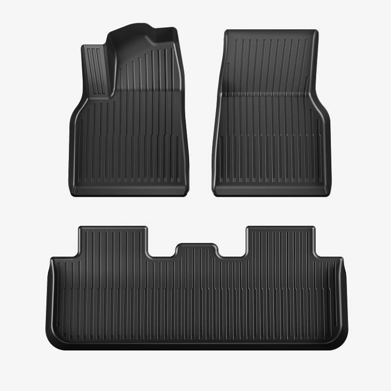 2025 Tesla Model Y TPE Floor Mats Full Set