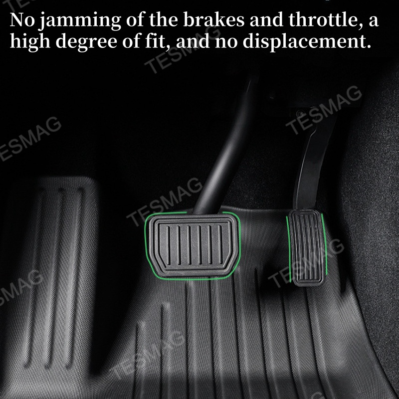 2025 Tesla Model Y TPE Floor Mats Full Set