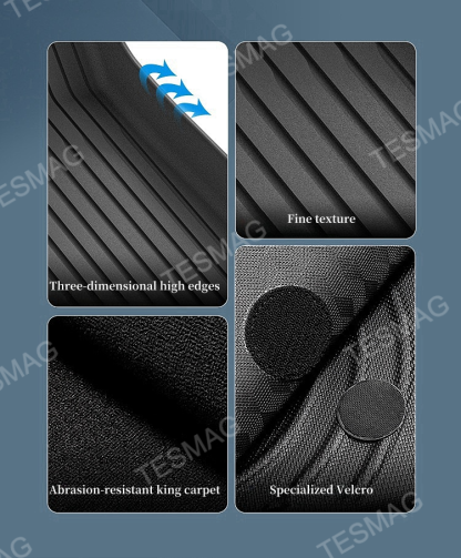 2025 Tesla Model Y TPE Floor Mats Full Set