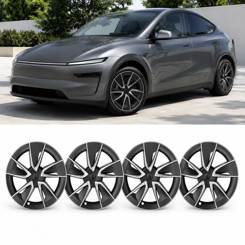 19" Crossflow Wheel Covers for 2026+ Tesla Model Y Standard – 4PCS