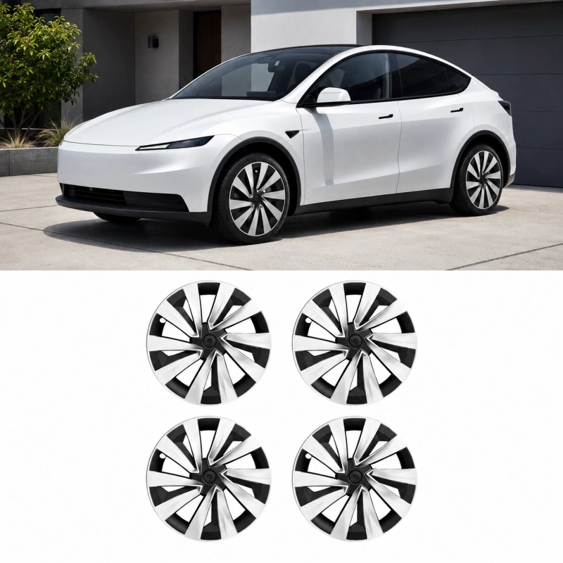 19" Cyclone Wheel Covers for 2026+ Tesla Model Y Standard – 4PCS