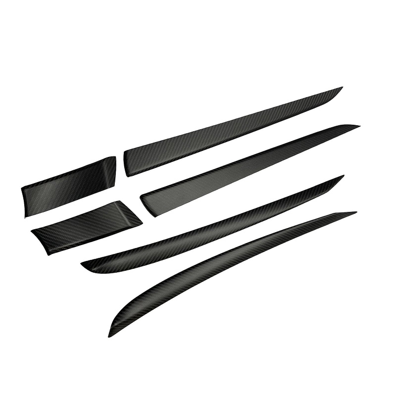 Carbon Fiber Door Panel Trim Overlay for Tesla Model S/X