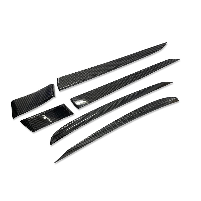 Carbon Fiber Door Panel Trim Overlay for Tesla Model S/X