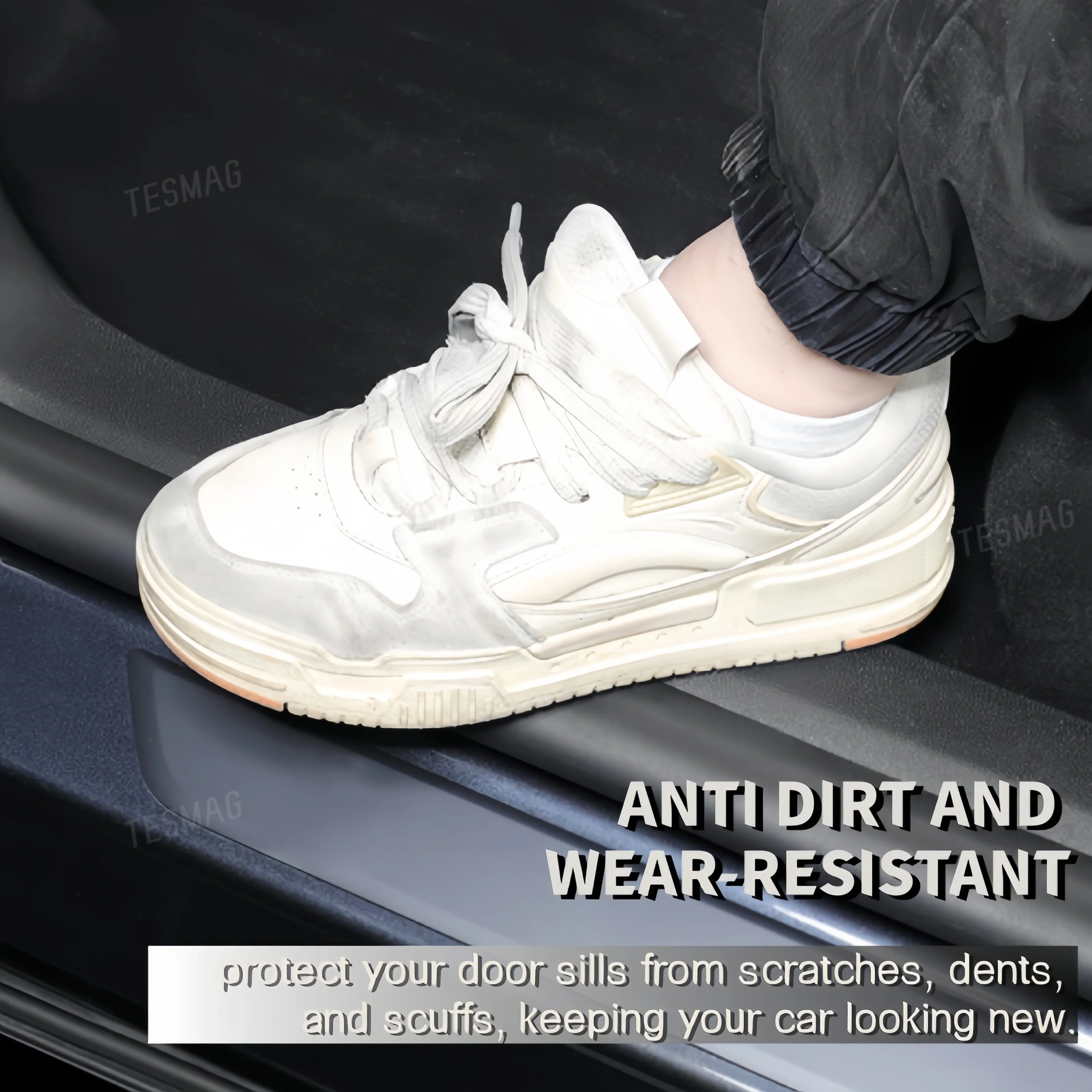 6PCS Door Sill Protective Cover for Tesla Model Y Juniper 2025+