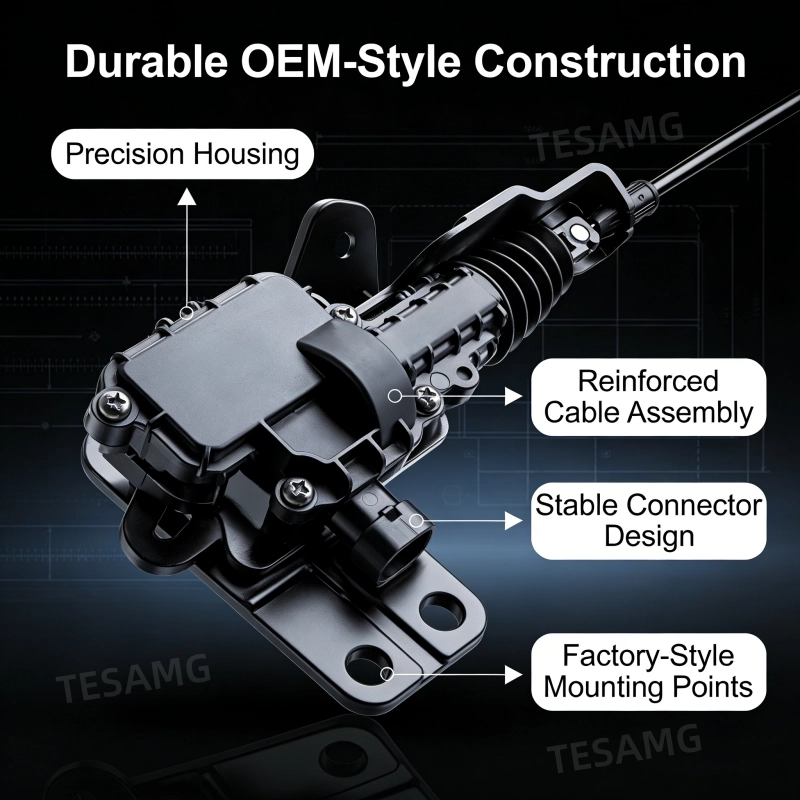 Hood Lock Actuator & Cable Assembly Direct Replacement for Tesla Model 3/Y (1643071-00-A 1500398-00-H)