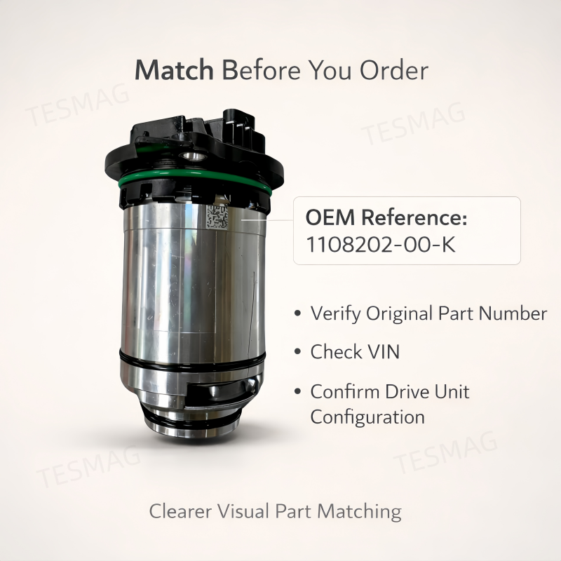 Tesla Drive Unit Electric Oil Pump 1108202-00-K for Model S/3/X/Y Replacement