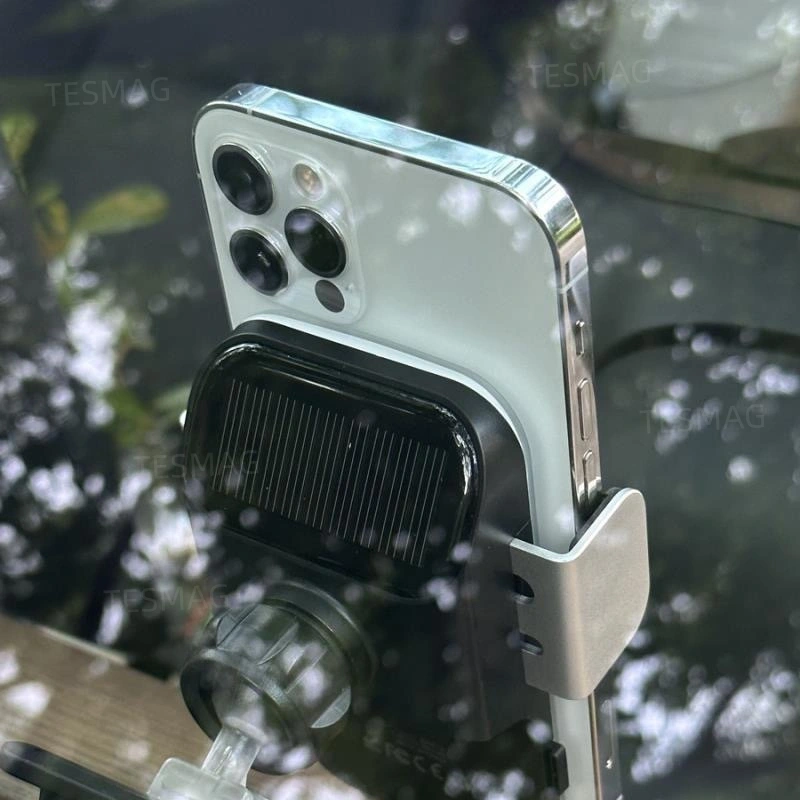 Tesla Car Phone Holder Vent Mount with Solar-Powered Electric Induction for Model 3/Y