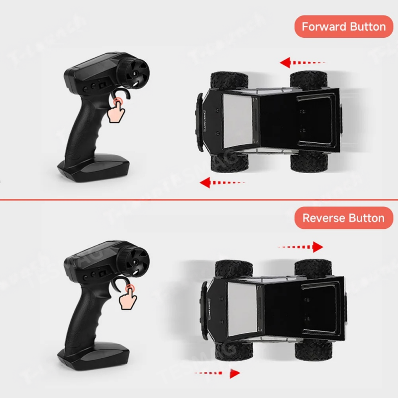 1:20 Scale Electric Tesla Cybertruck Pickup Truck RC Off-Road Car with Realistic Design