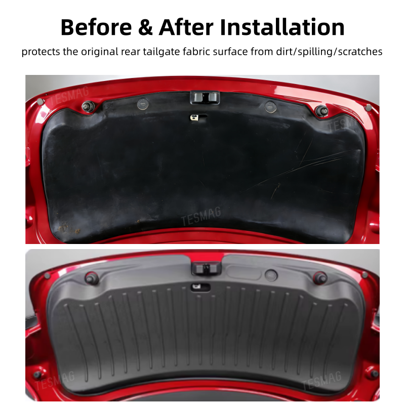 Tesla Model3 Highland Rear Trunk Tailgate Lid Protective Pad Door Liner