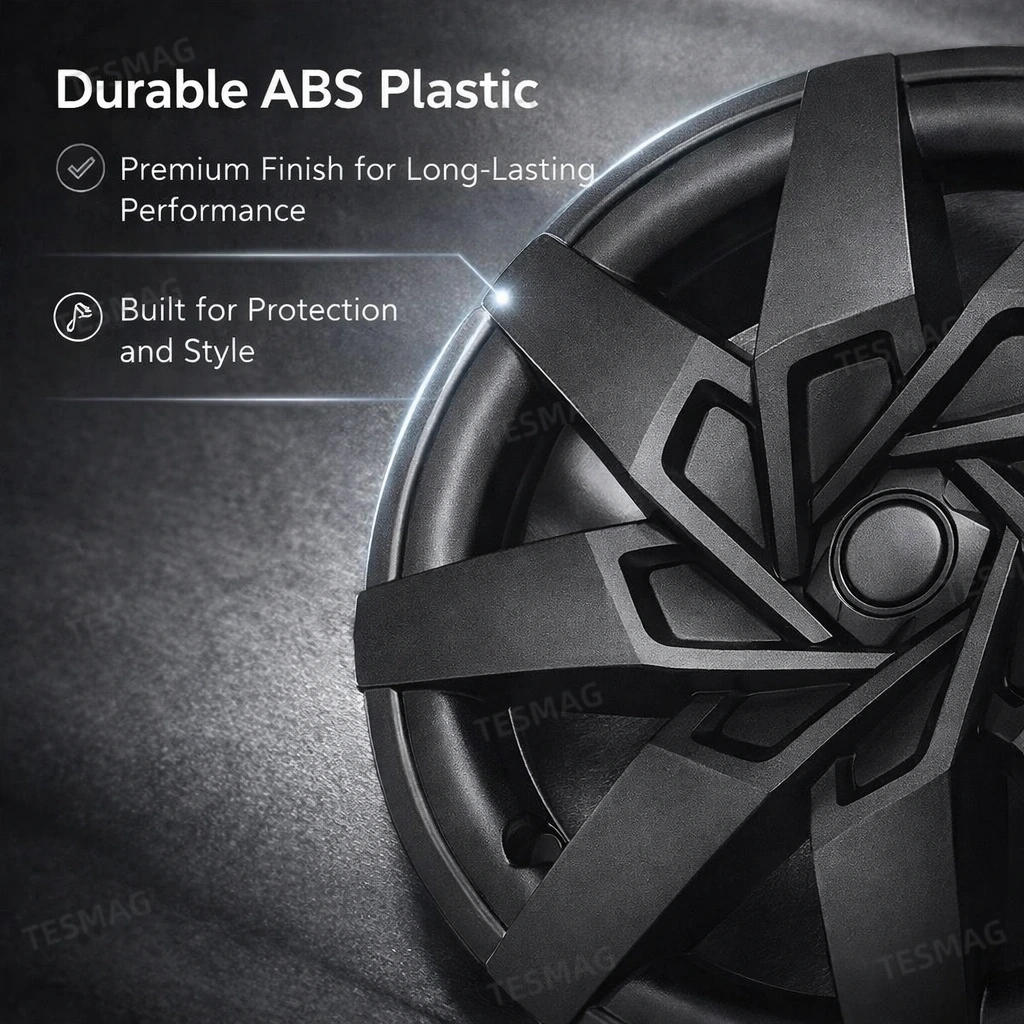 19-Inch Full-Edge Wheel Covers for Tesla Model Y (2021-2024) | Set of 4