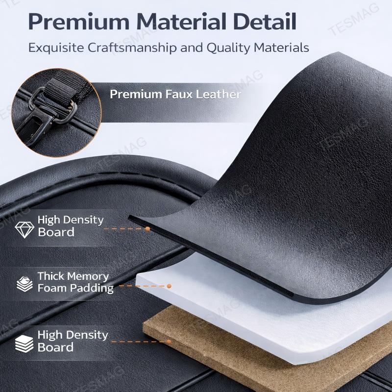 Tesla 2-in-1 Foldable Steering Wheel & Backseat Tray Organizer | Multi-Use Car Table