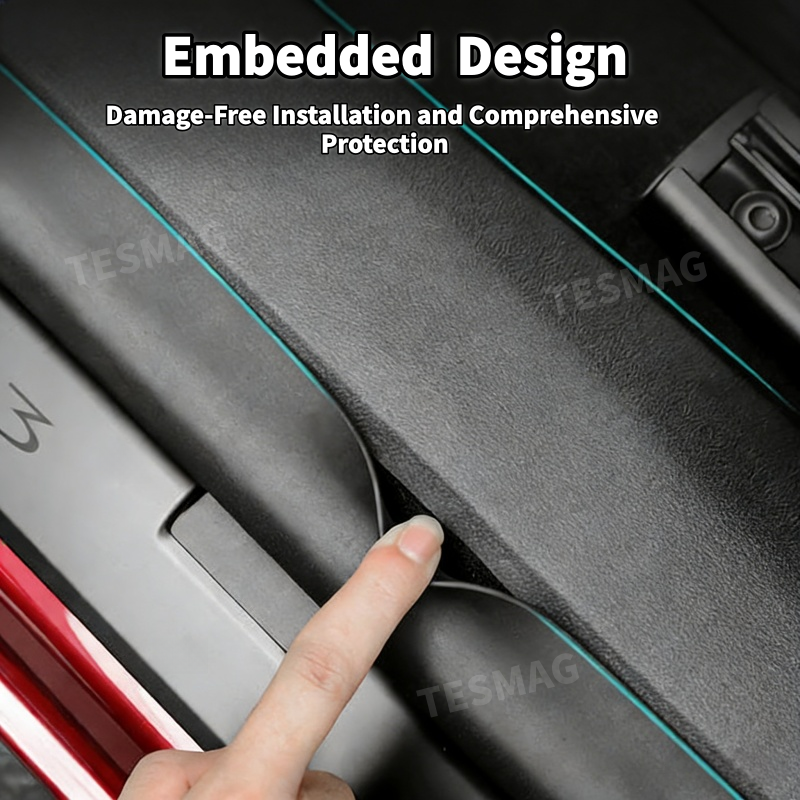 Anti-Kick Front / Rear Door Sill Protectors for Tesla Model 3 Highland 2024