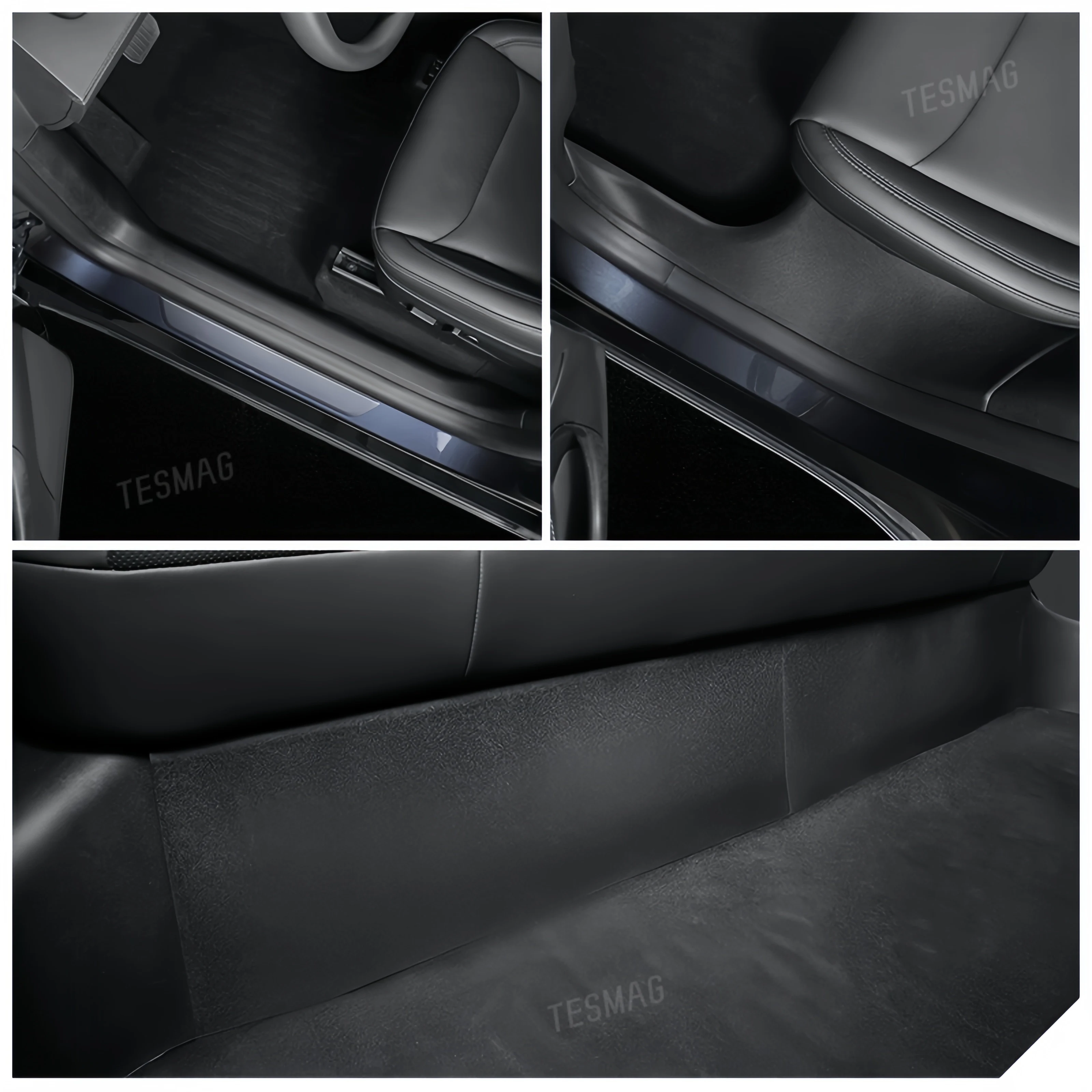 6PCS Door Sill Protective Cover for Tesla Model Y Juniper 2025+