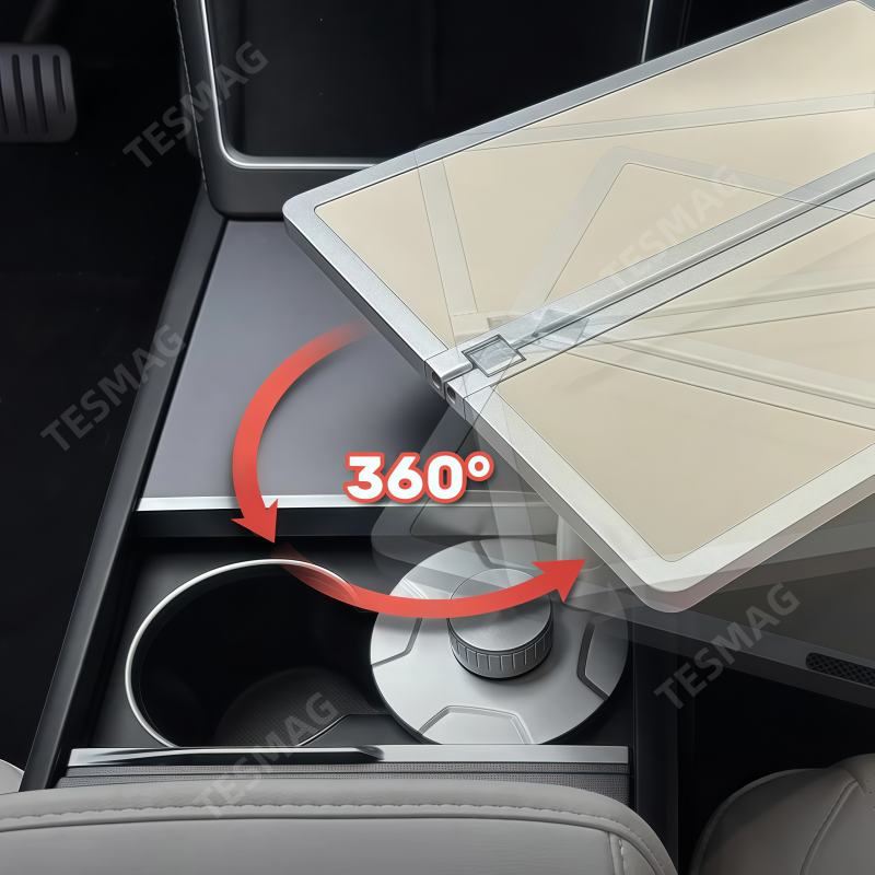 Foldable Aluminum Car Table for Tesla Model 3/ Y/ S /X