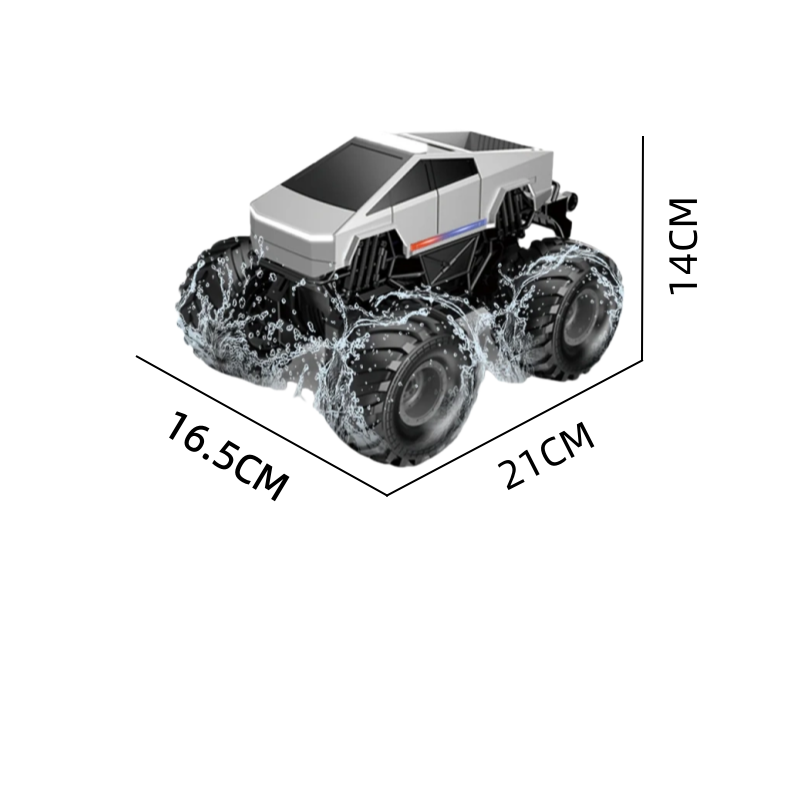  All-Terrain 1:20 Remote Control Truck with Amphibious Performance and 4WD Power