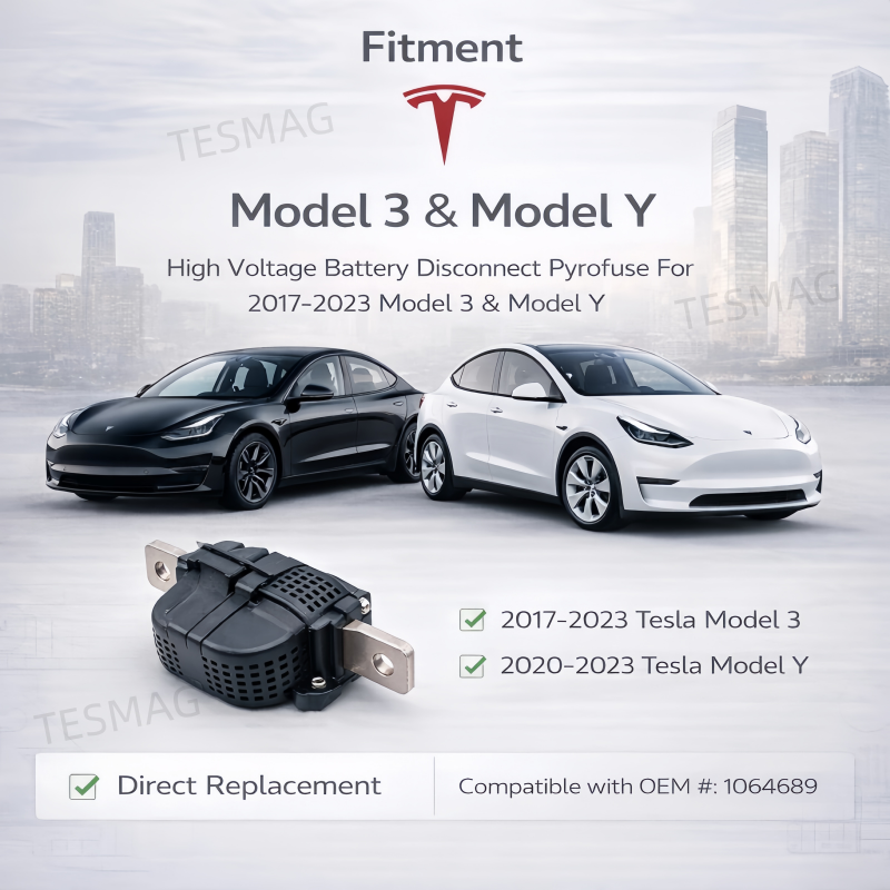 High Voltage Battery Disconnect Pyrofuse for Tesla Model 3/Y (1064689)