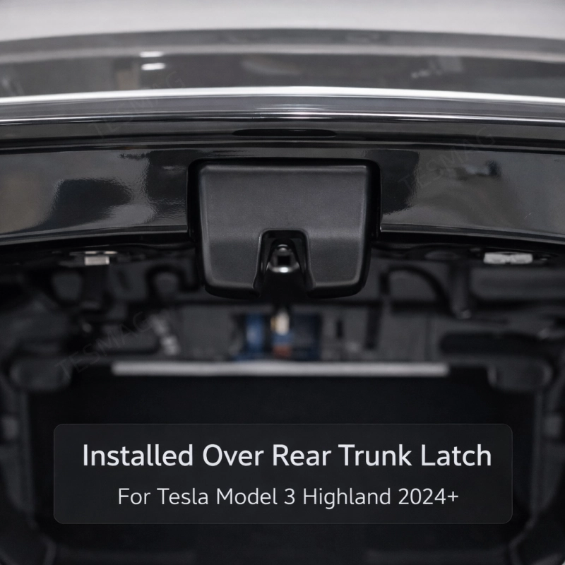 OEM-Style Trunk Latch Cover for Tesla Model 3 Highland 2024+ | 1769832-10-E